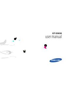 Samsung Galaxy Ace manual. Smartphone Instructions.